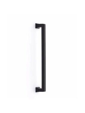 Emtek Alexander 12" Appliance Pull Flat Black Modern Cabinet Pull 86479US19